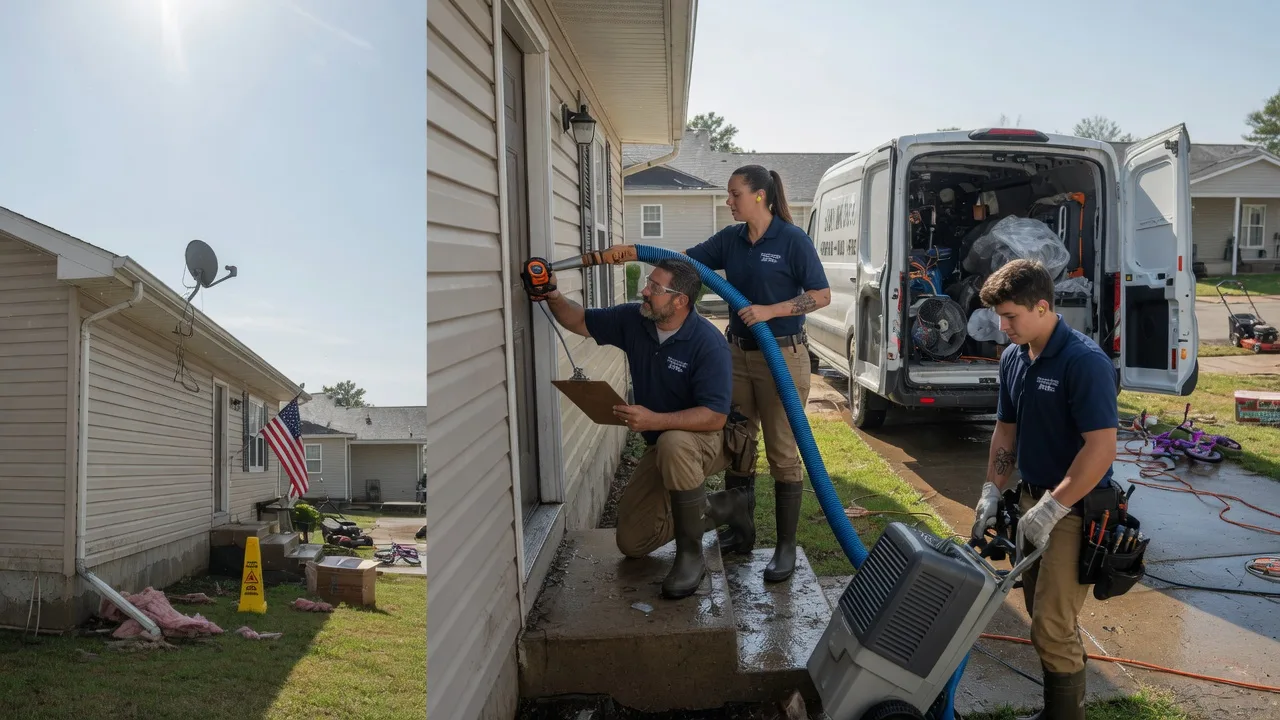 Ceiling Water Damage Restoration in Chili, WI near me